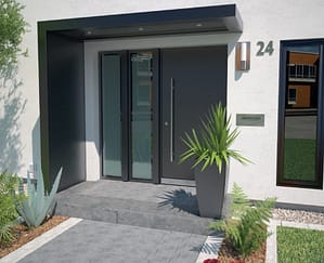 Antis Bauelemente GmbH Haustüre Aluminium und Stahl