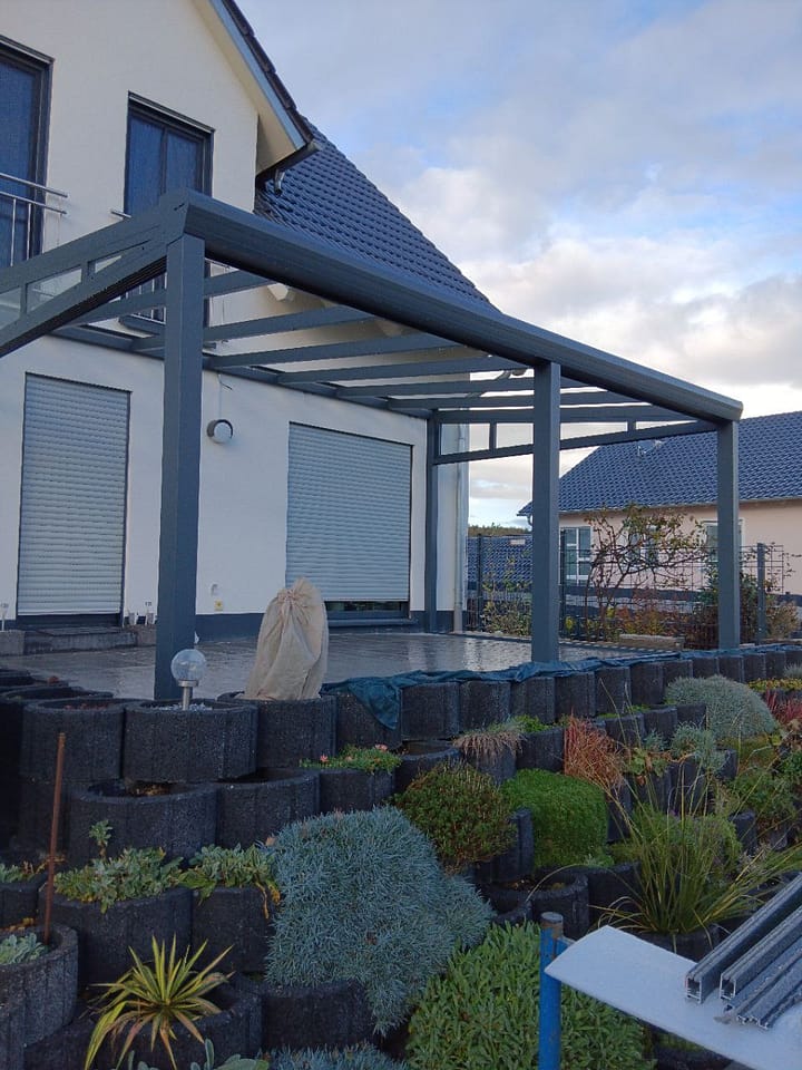 Terassenüberdachung aus Glas in Neuburg-Schrobenhausen